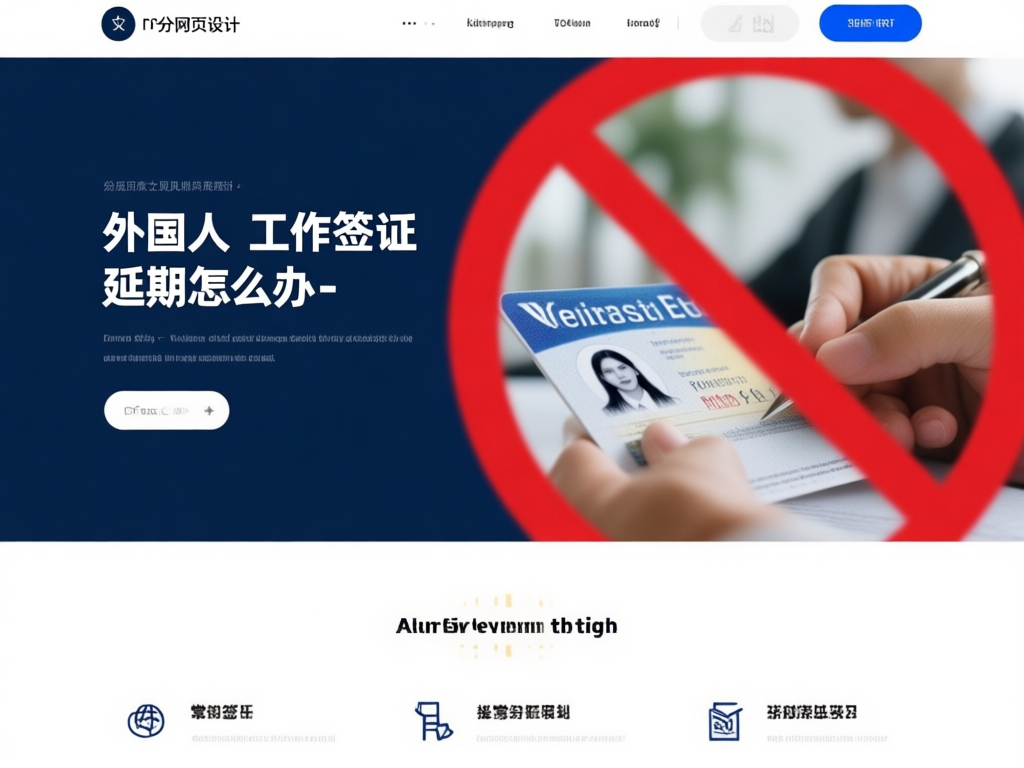 工作签证延期申请流程