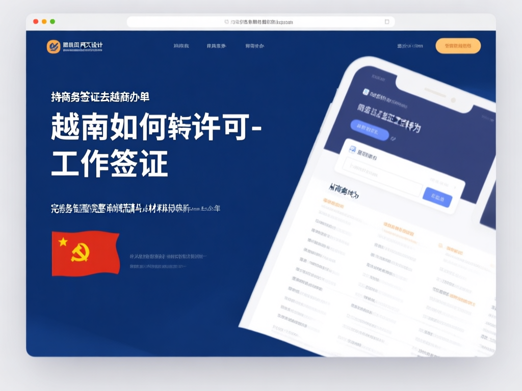 越南工作许可申请流程图