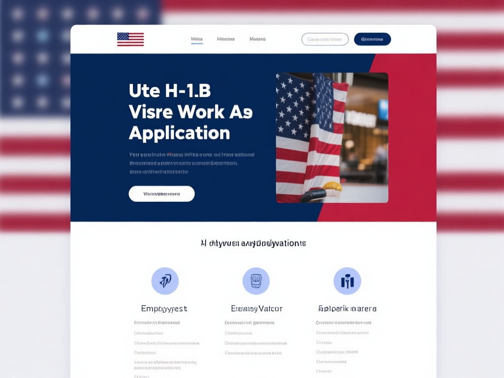 H-1B工作签证申请流程图