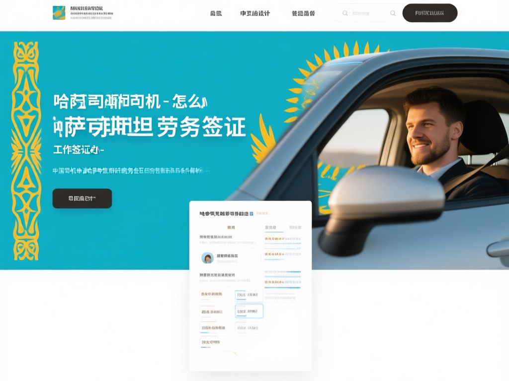 哈萨克斯坦工作签证样本