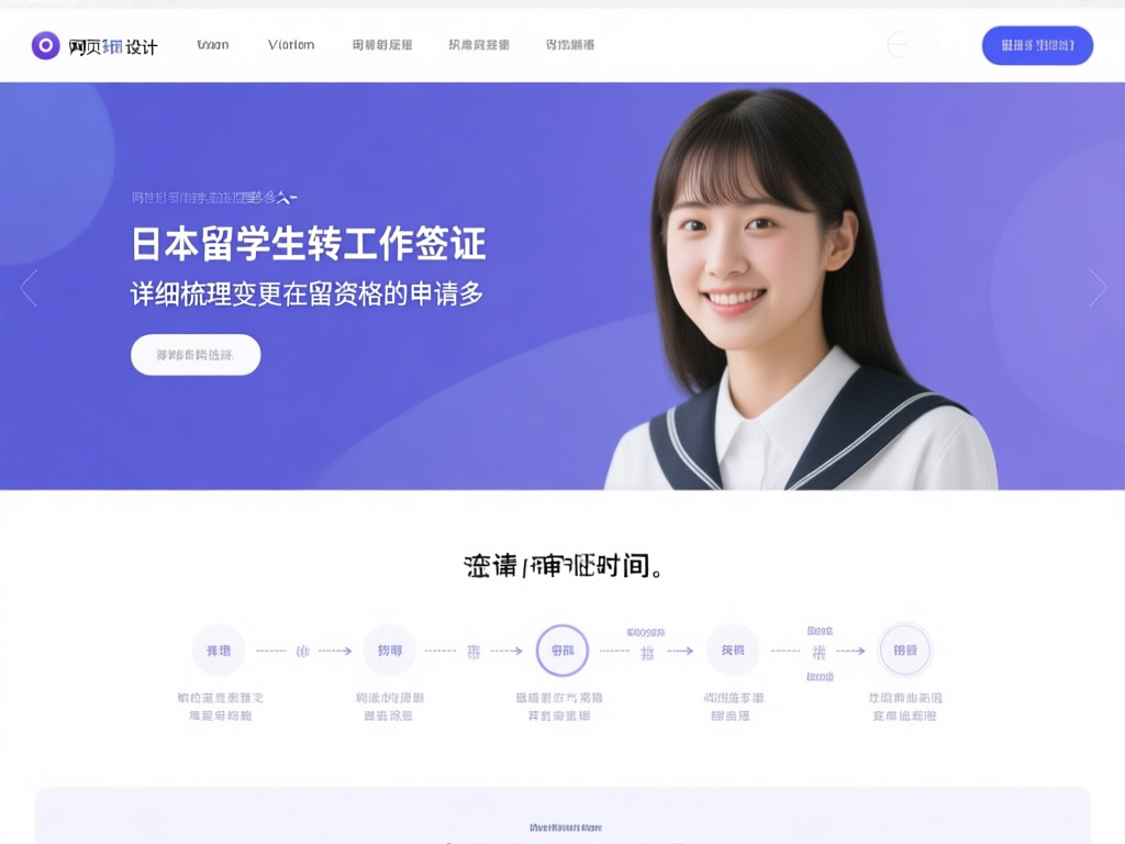 日本工作签证申请流程图