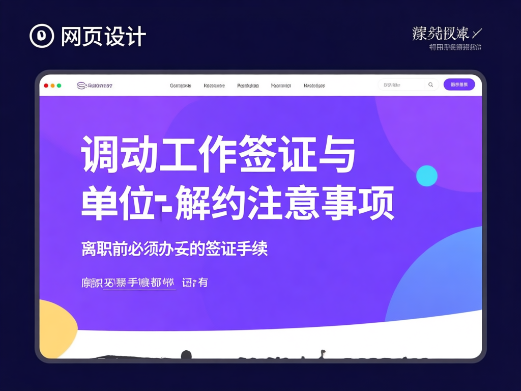 签证办理材料准备