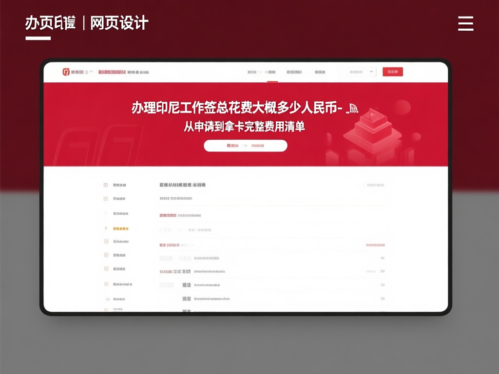 印尼工作签证申请流程