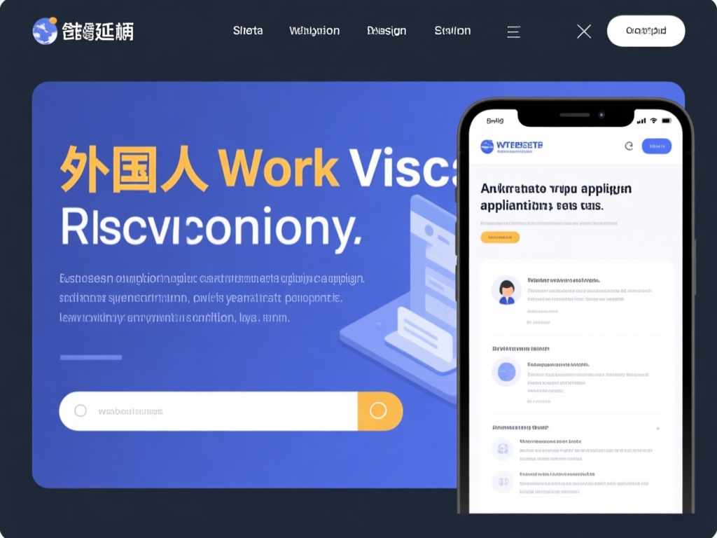 外国人工作签证延期材料展示