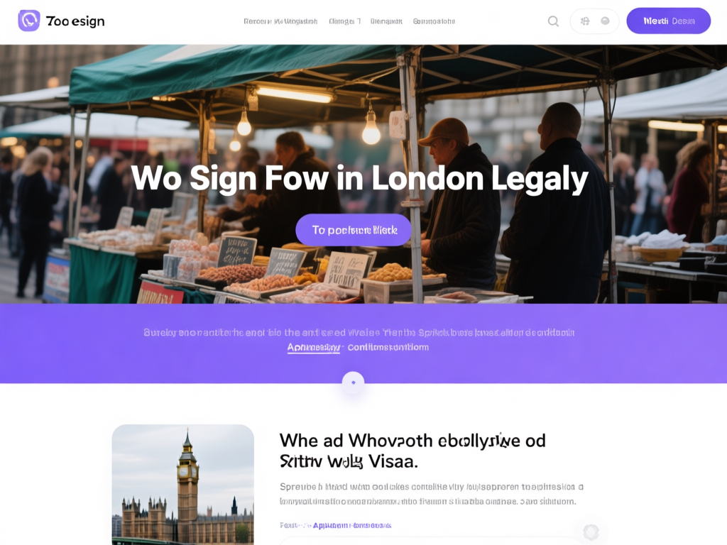 伦敦街头摊位景象