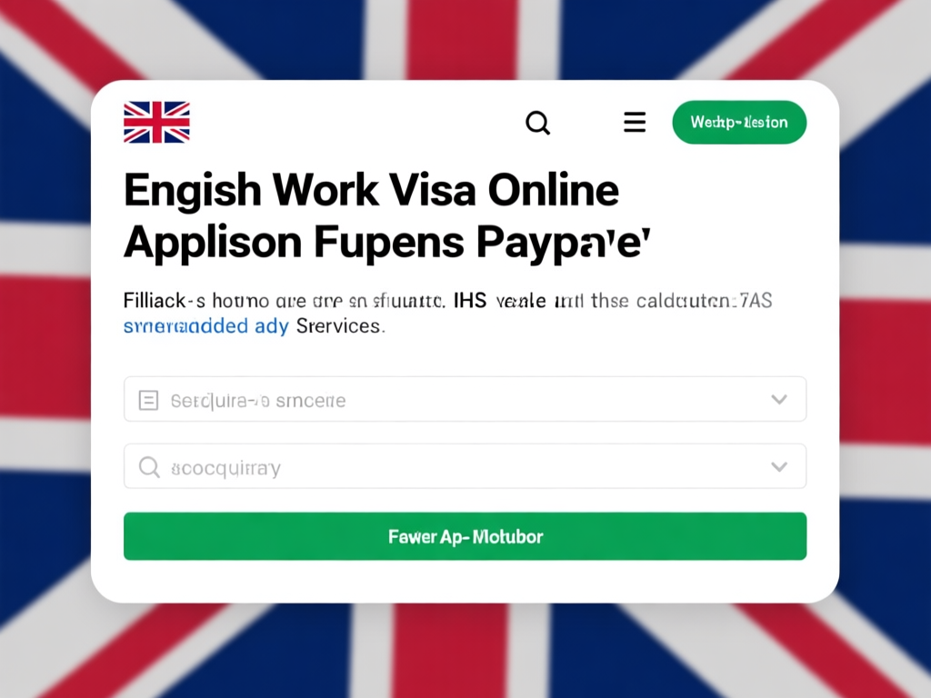 英国工作签证费用结构图