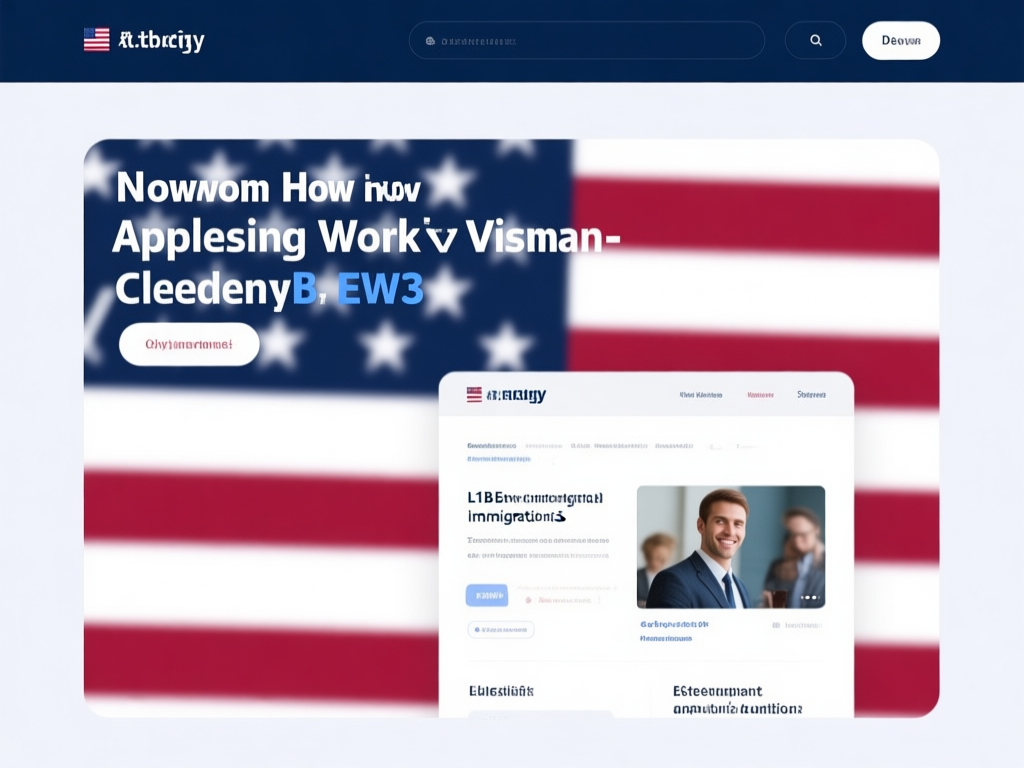 美国工作签证申请流程图