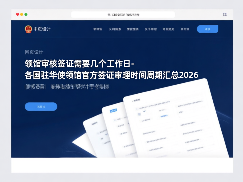 签证办理流程示意图