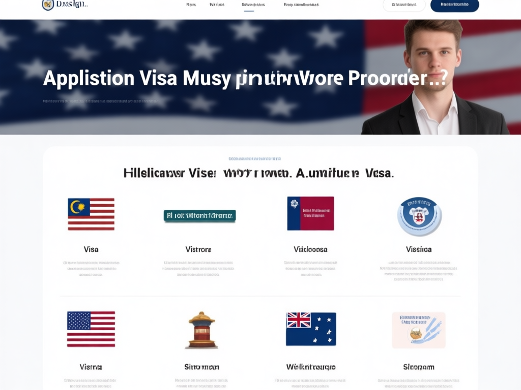 各国签证申请材料对比图