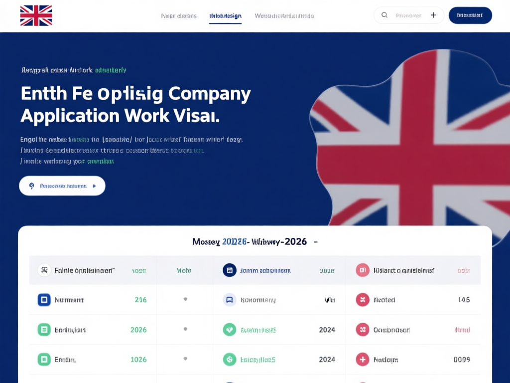英国工作签证费用图表