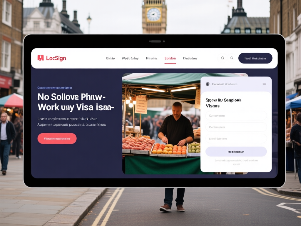 伦敦市场摊位经营场景