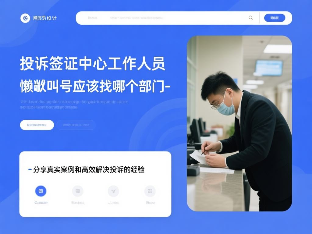 签证中心投诉流程图