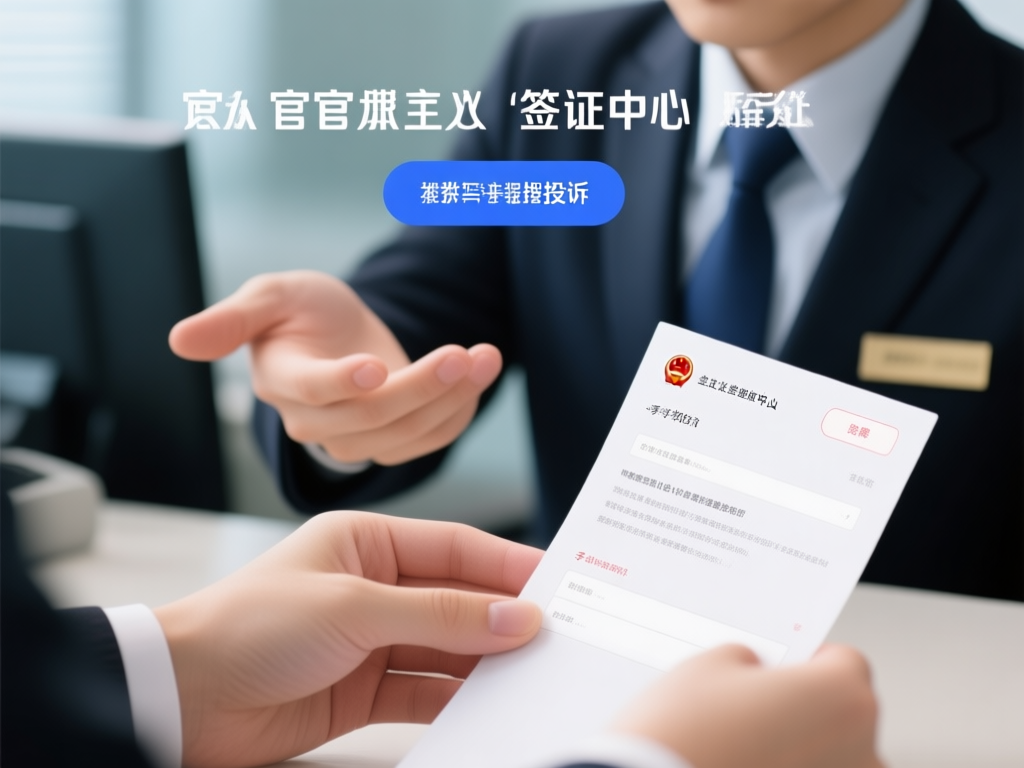 签证中心投诉流程图