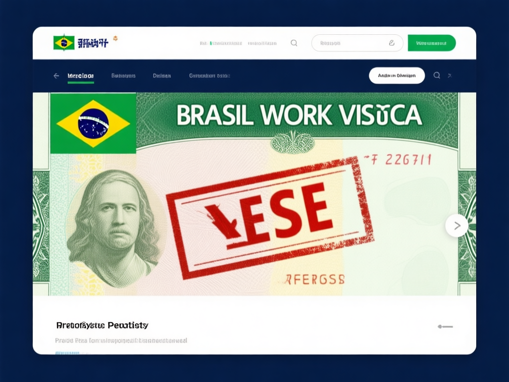 巴西工作签证所需材料清单