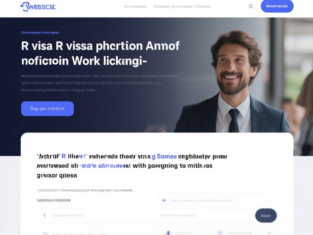 R签证与工作许可关系图