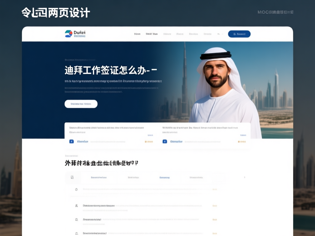 迪拜工作签证材料准备