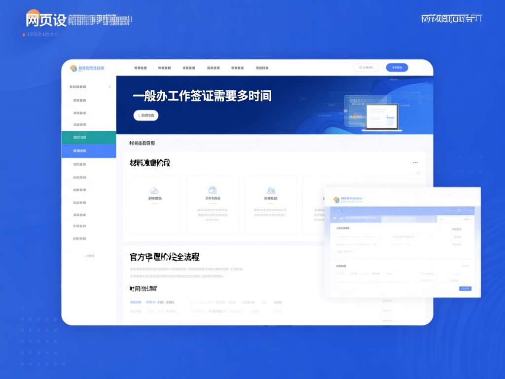 工作签证办理流程图
