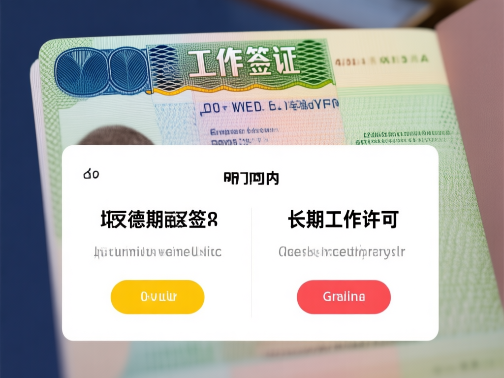 德国工作签证类型对比