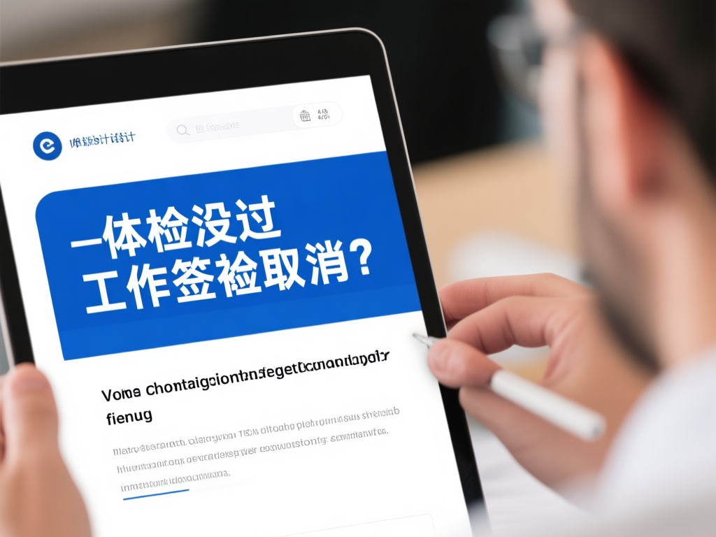 工作签证体检流程