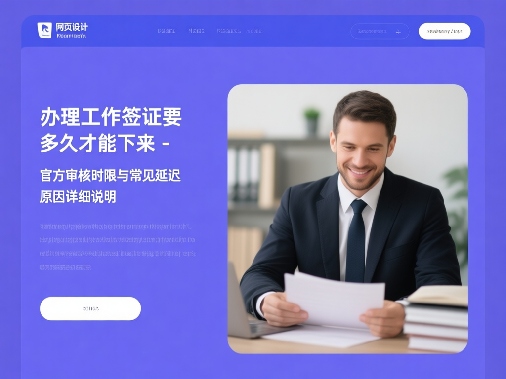 工作签证办理流程图