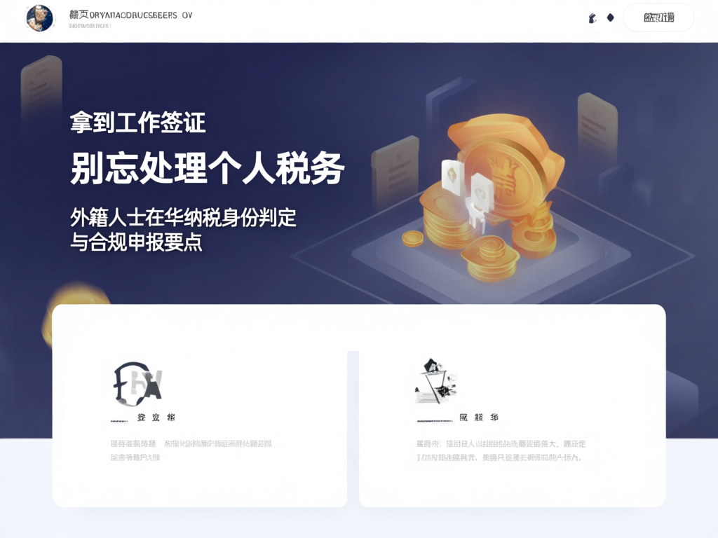 外籍人士税务申报流程图