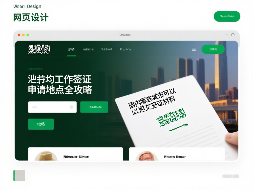 沙特工作签证材料清单