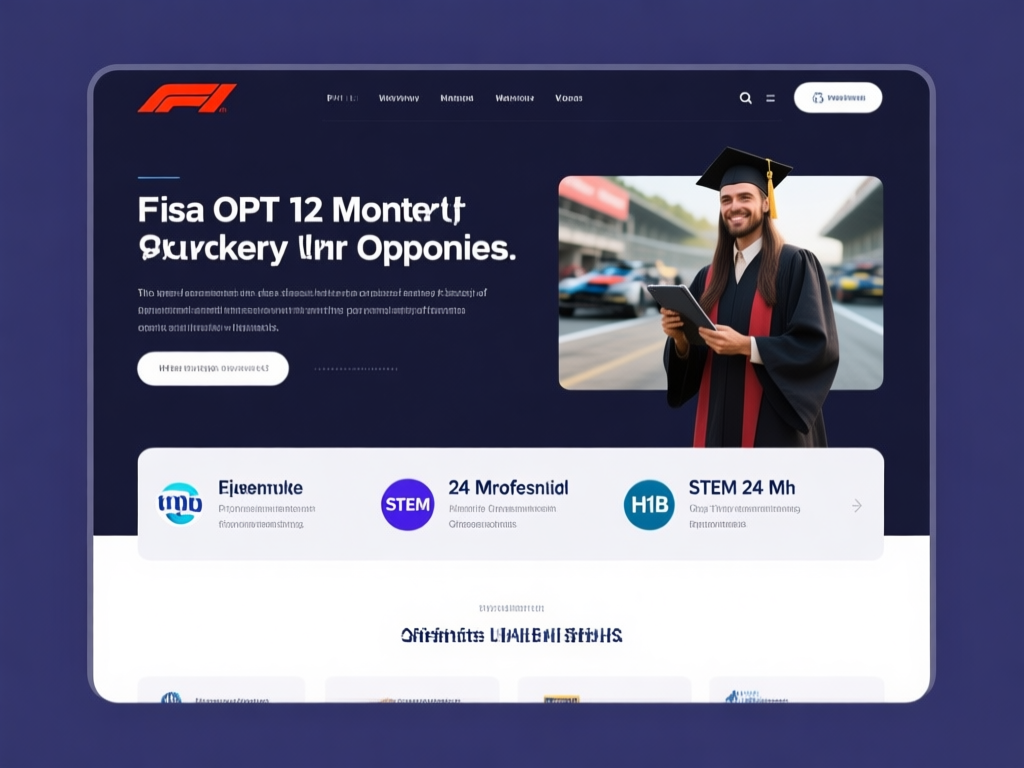 F1签证毕业后工作机会示意图