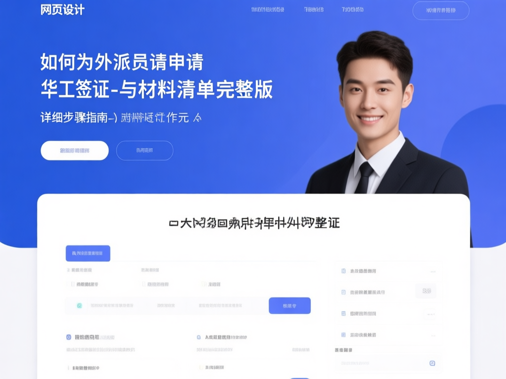 外国人来华工作签证申请流程图