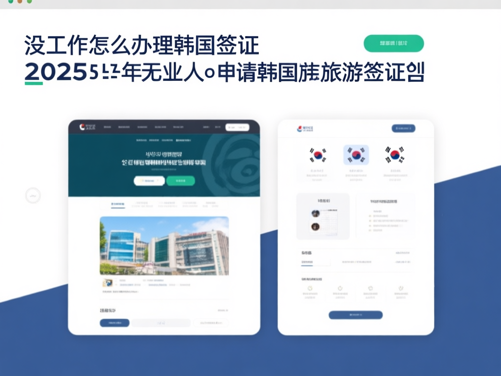 韩国签证所需材料展示