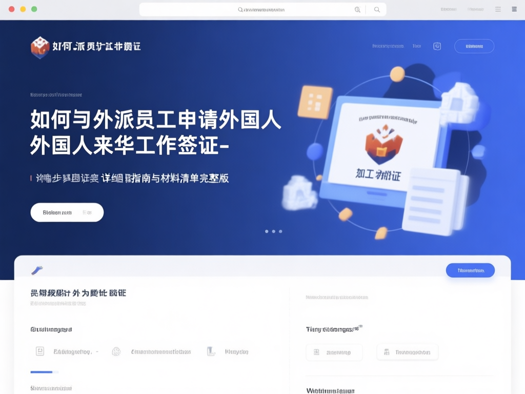 外国人来华工作签证办理成功案例