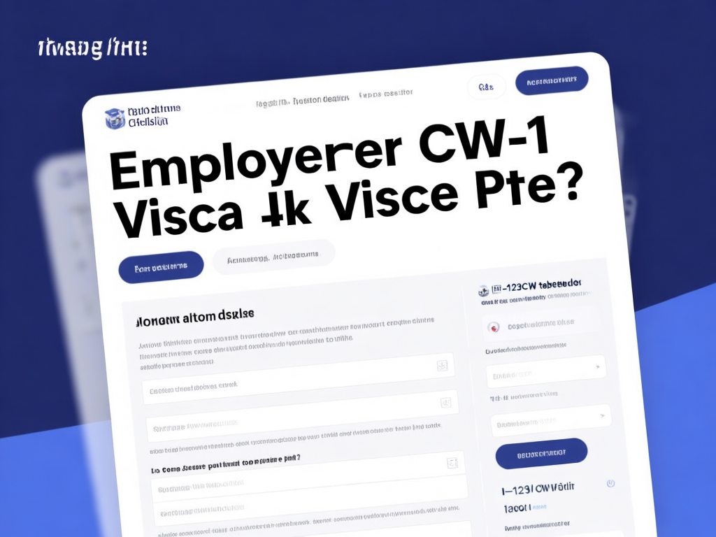 CW-1签证费用构成图表