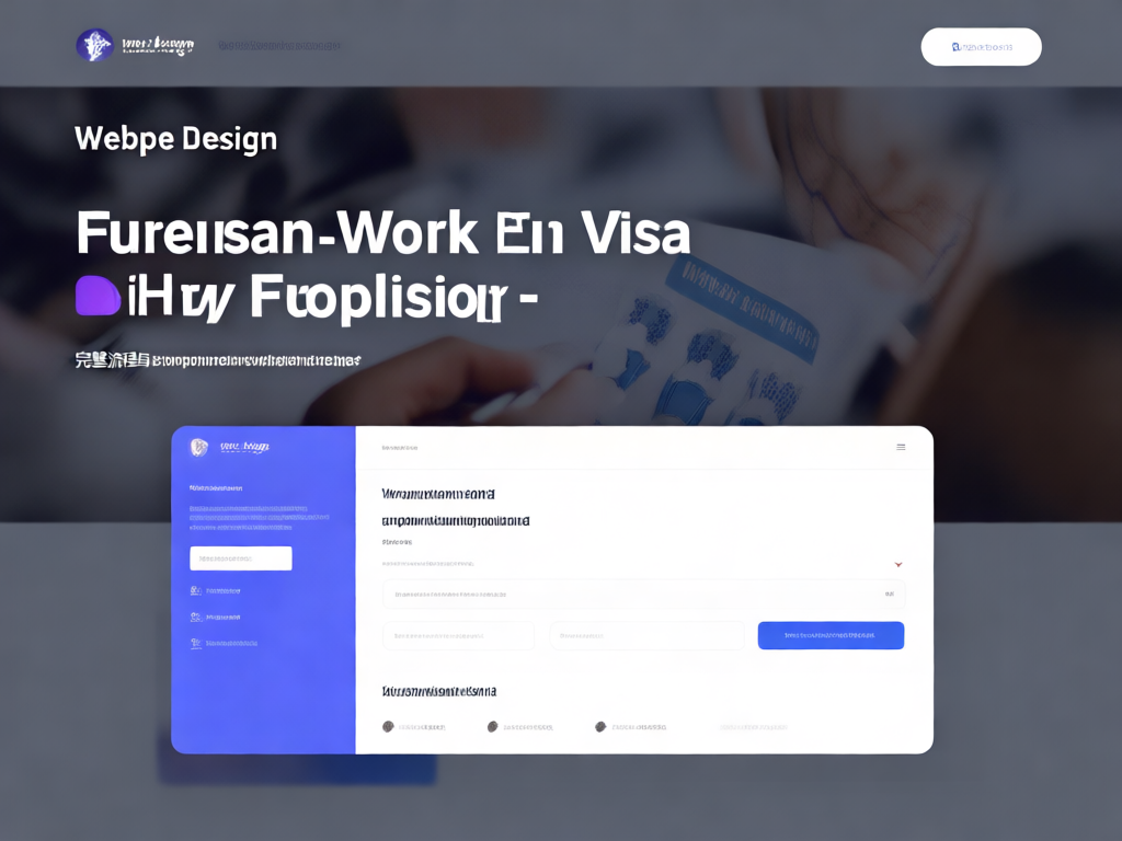 工作签证续签流程图