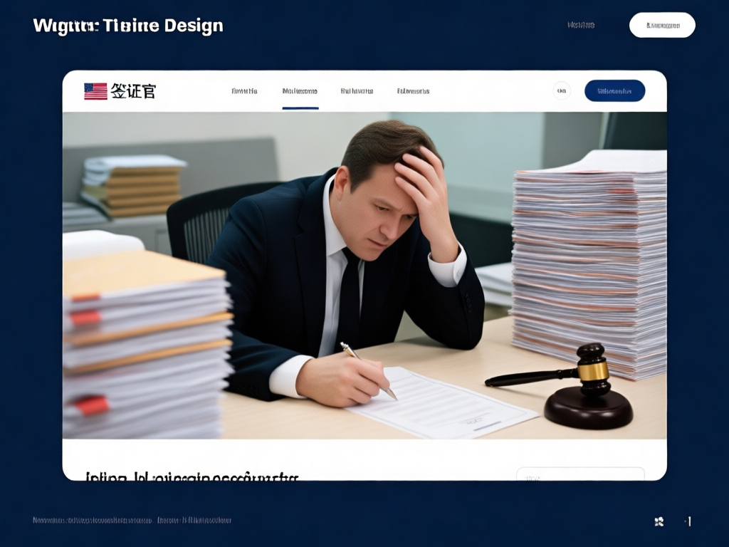 签证申请处理流程