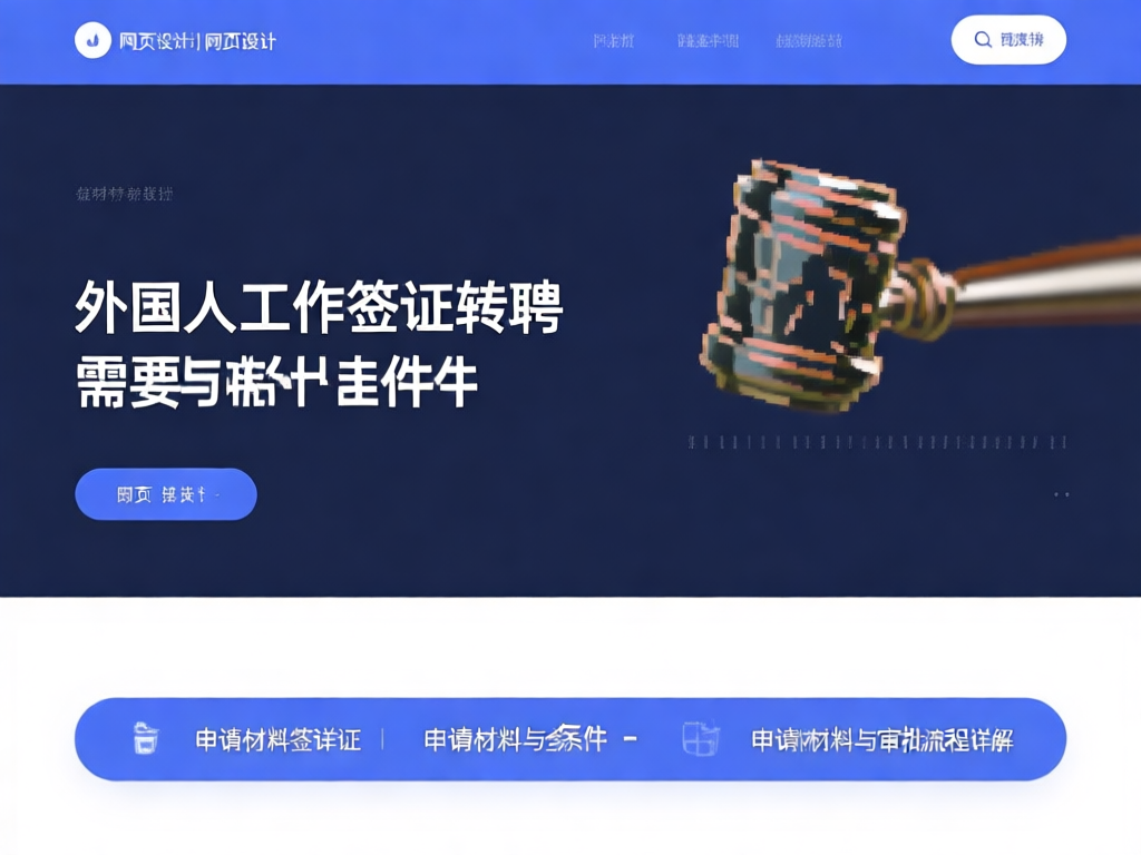 外国人工作签证转聘流程图