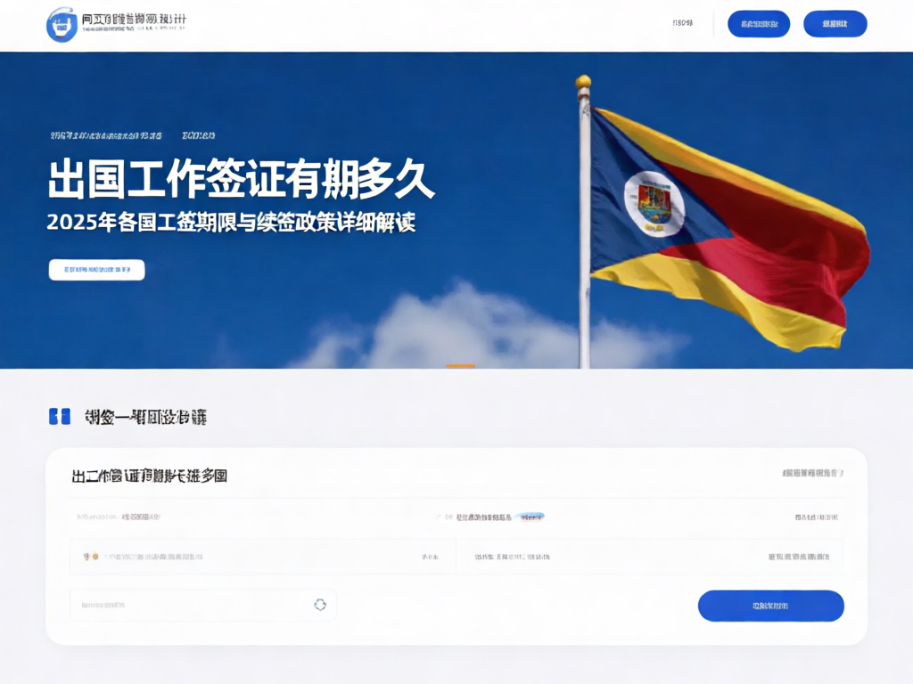 工作签证申请流程图