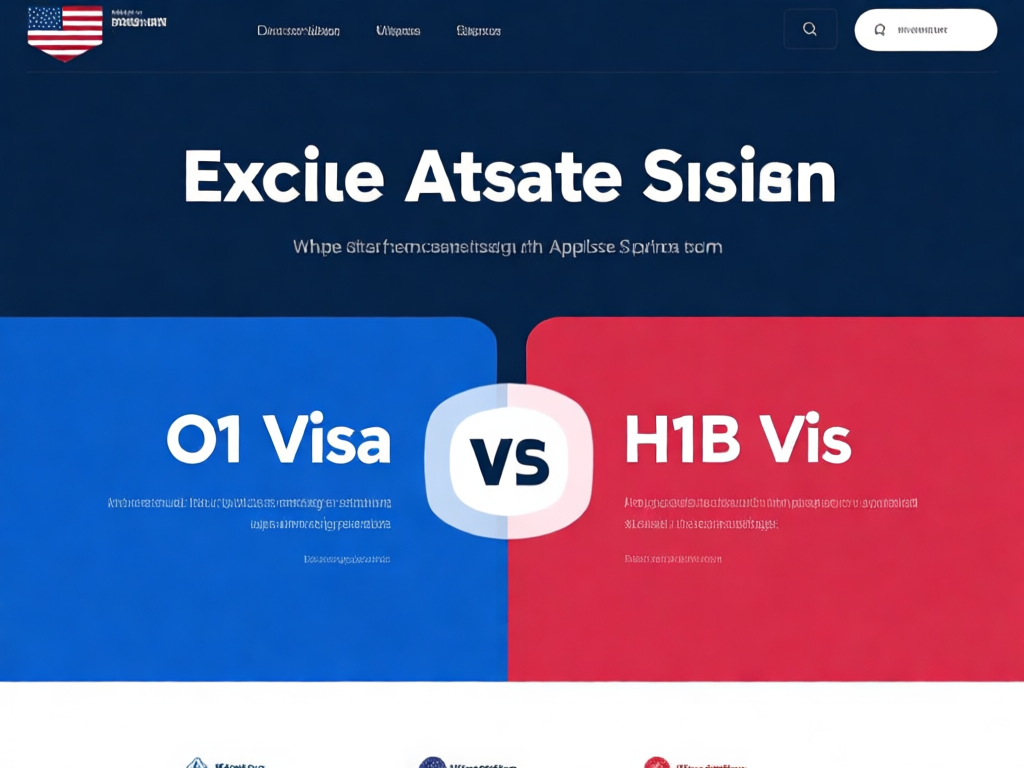 O1签证与H1B签证对比图表