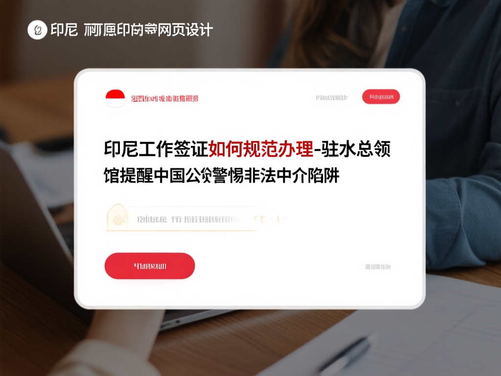 印尼工作签证办理流程图