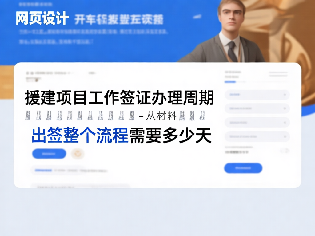 援建项目工作签证办理流程图