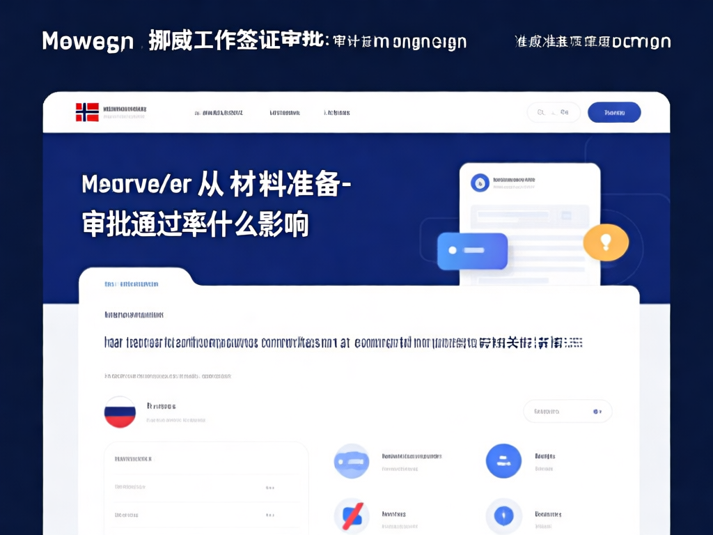 挪威工作签证申请流程