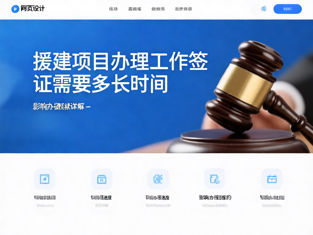 援建项目工作签证办理流程图