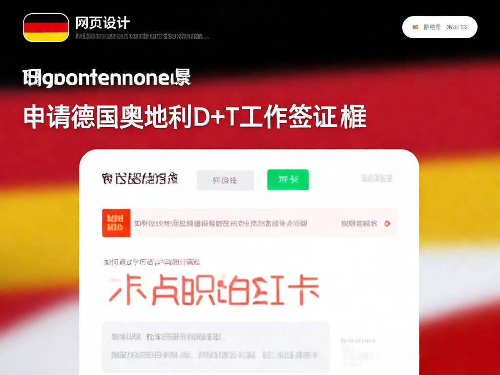 德国奥地利工作签证申请流程图