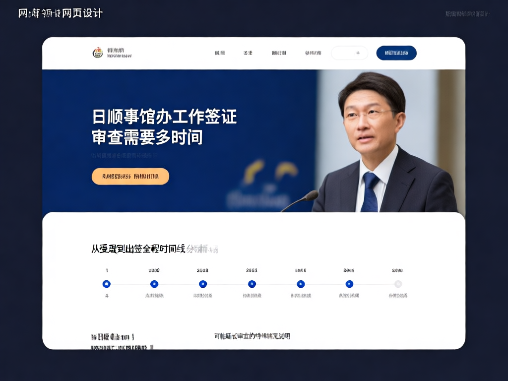 日本工作签证申请流程图