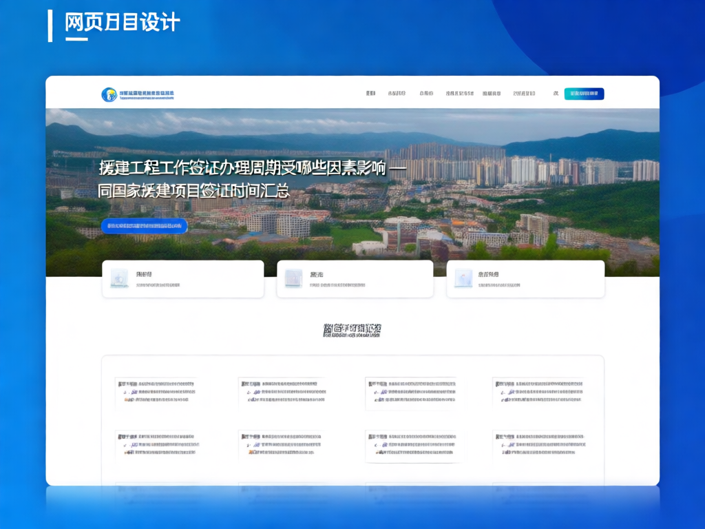 援建工程项目现场