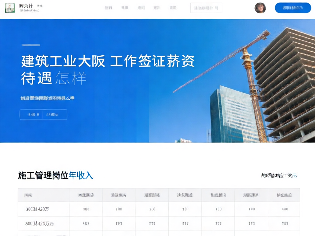 大阪建筑工地实景