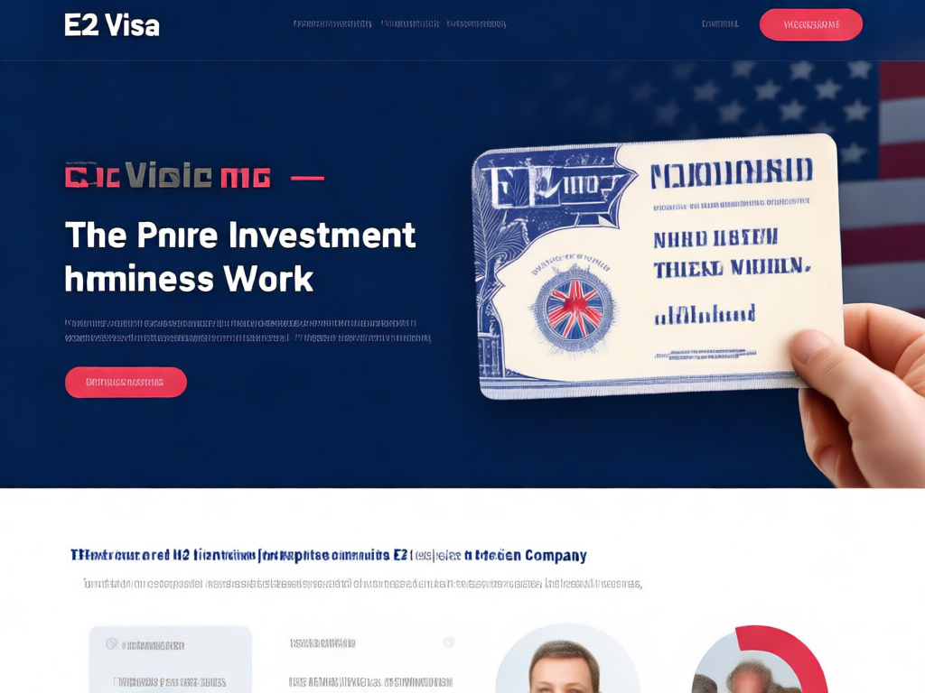E2签证投资企业类型