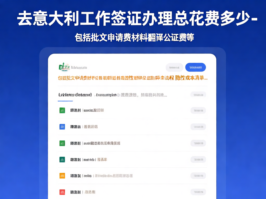 意大利工作签证批文样本