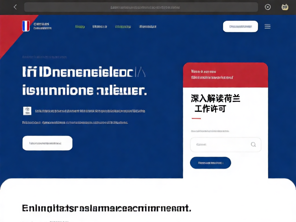 荷兰工作签证材料