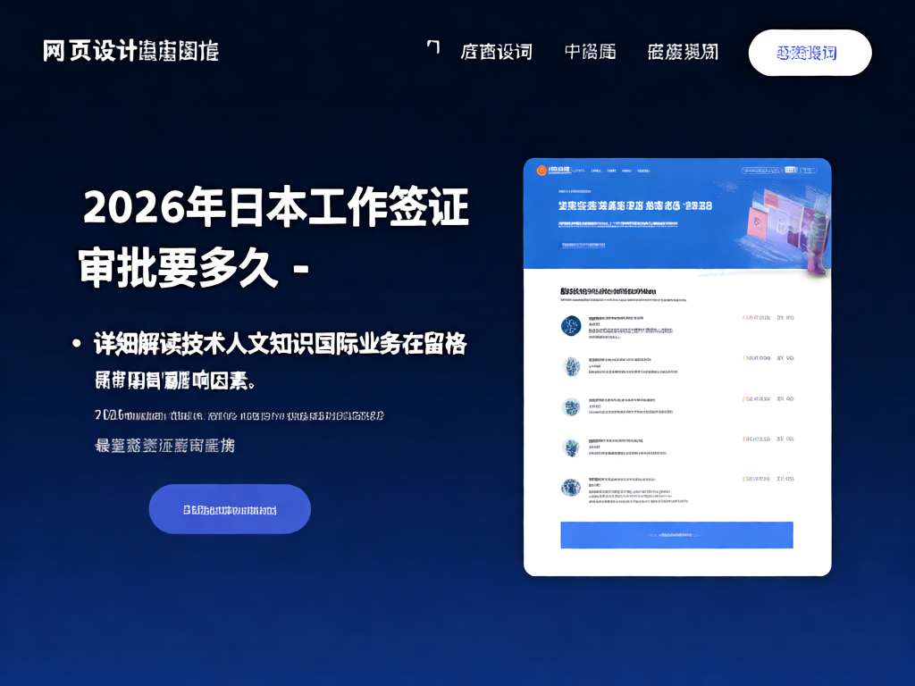 日本工作签证审批流程图