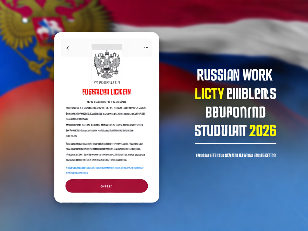 俄罗斯工作许可申请流程图