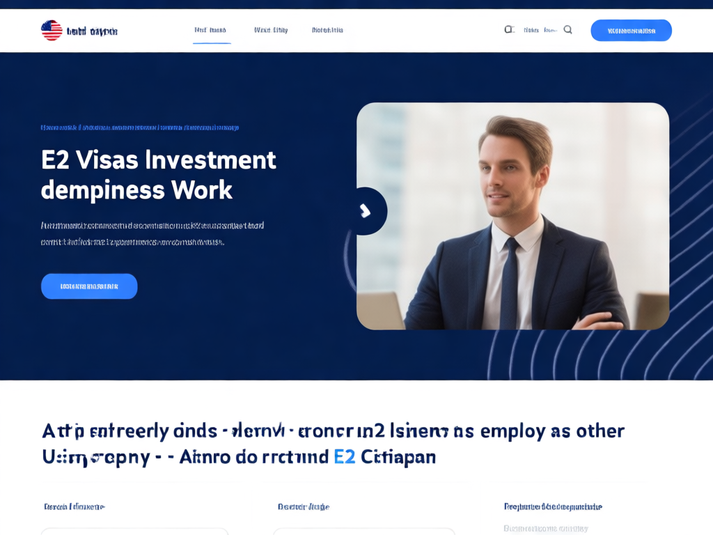 E2签证工作机会